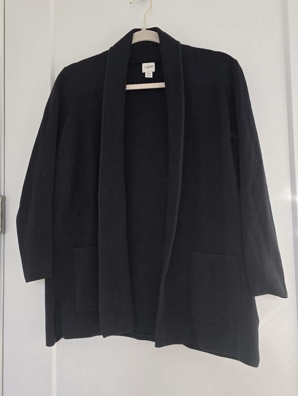 J. Crew Open Front Cardigan Sweater Jacket Blazer Cotton Knit
